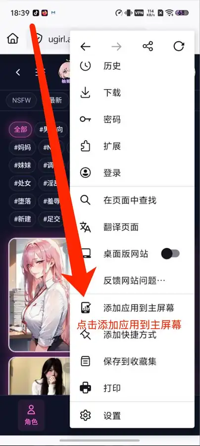 Android Firefox 安装选项